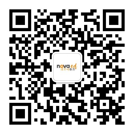 NovaEd WeChat QR code — scan to connect